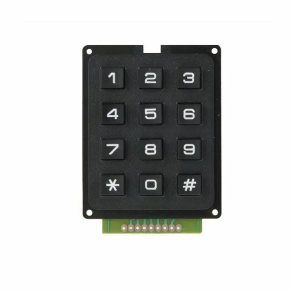 Second image of Clavier 3x4 matrix noir 12 boutons