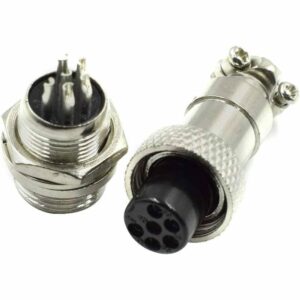 Connecteur Aviation GX16 6Pin Male+Femelle DIDACTICO TUNISIE