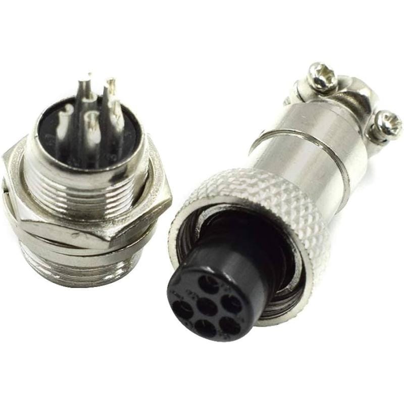 Connecteur Aviation GX16 6Pin Male+Femelle DIDACTICO TUNISIE