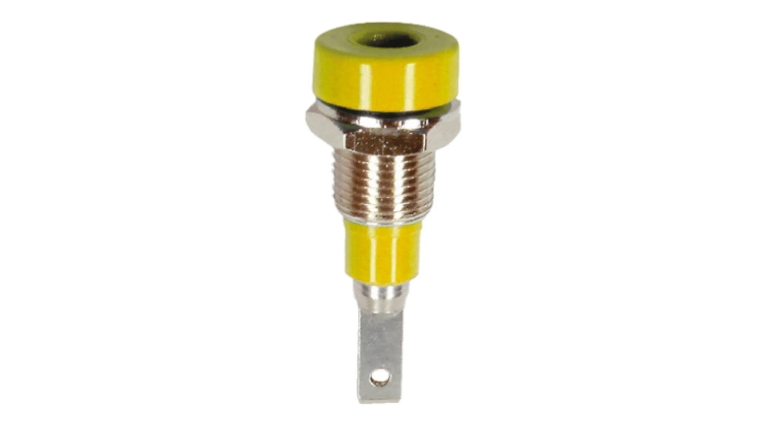 Connecteur Femelle de fiche banane 2 mm jaune