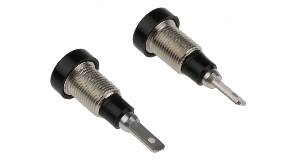 Second image of Connecteur Femelle de fiche banane 2 mm noir