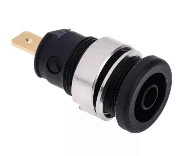 Second image of Connecteur isolé Femelle de fiche banane 4 mm noir 3266