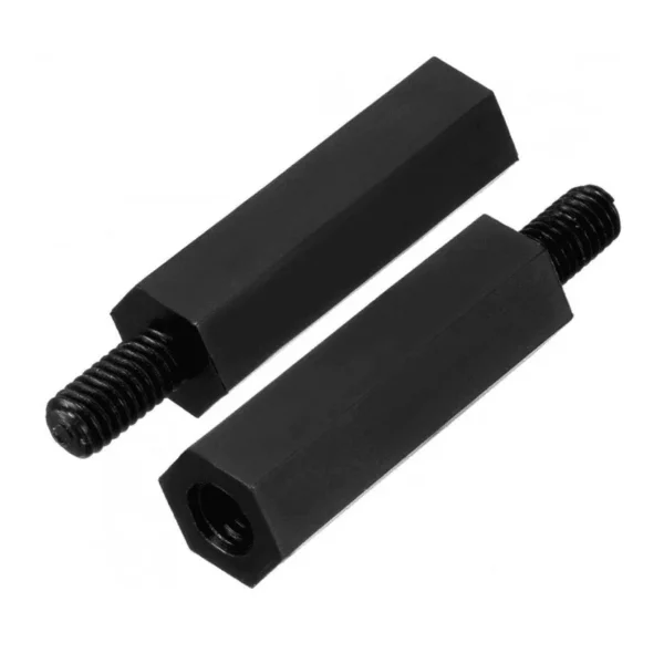 entretoise en plastique M3*15+6mm