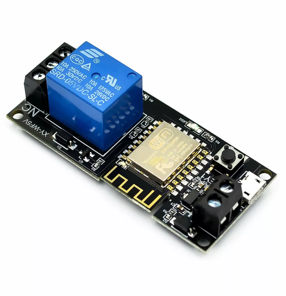 Module WIFI SMART HOME Relais 5V ESP8266 Sinilink DC-6-36V