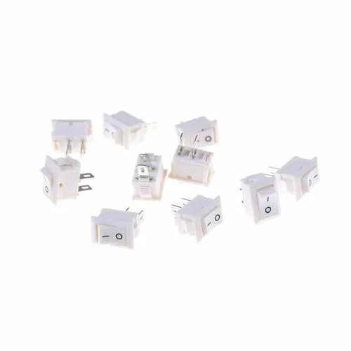 Second image of Interrupteur à bascule marche arrêt KCD11 2Pin 3A-250V Blanc