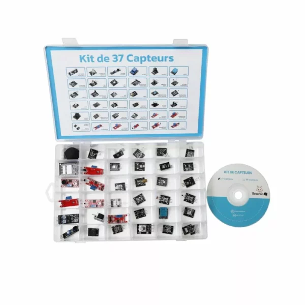 Second image of Kit Arduino de 37 capteurs Renardo: guide inclus