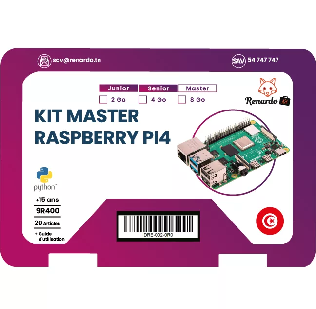 Kit Master Raspberry PI4 8GO