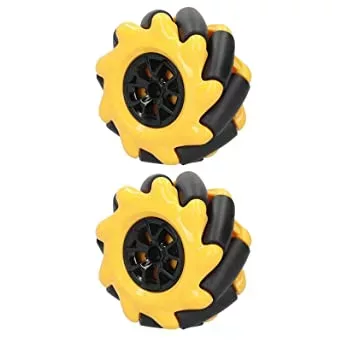 Kit de 2 Roues McNamum Jaune 80MM
