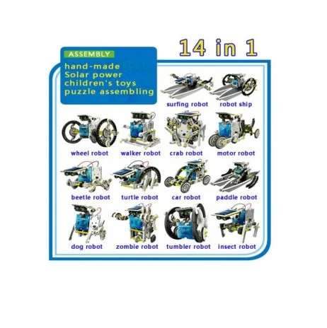 Second image of Kit de robot éducatif à énergie solaire 14 en 1