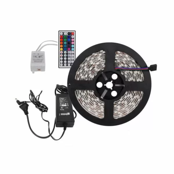 Second image of Kit ruban à LED 12V 5 Mètres RGB Avec commande 44 clés