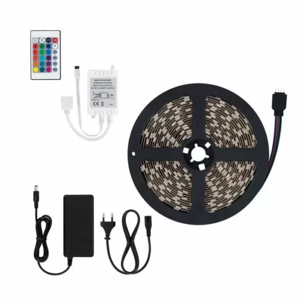 Kit ruban à LED 12V 5 Mètres RGB Avec commande 44 clés