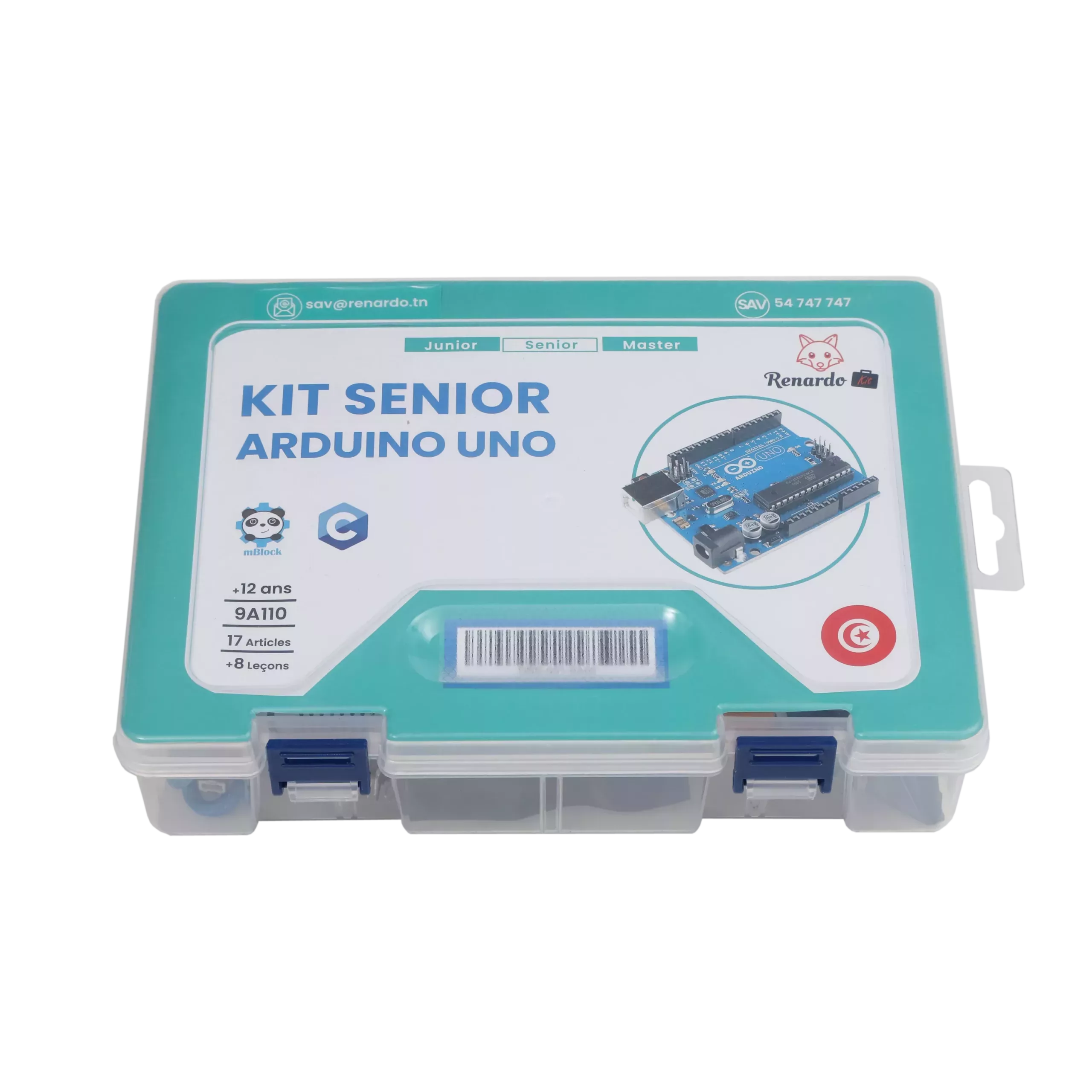Kit senior Arduino UNO Renardo DIDACTICO TUNISIE