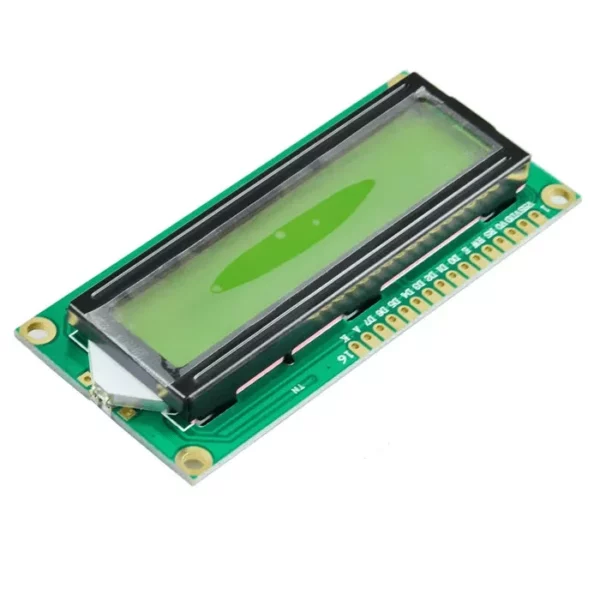 Ecran LCD 1602 vert/jaune 2x16