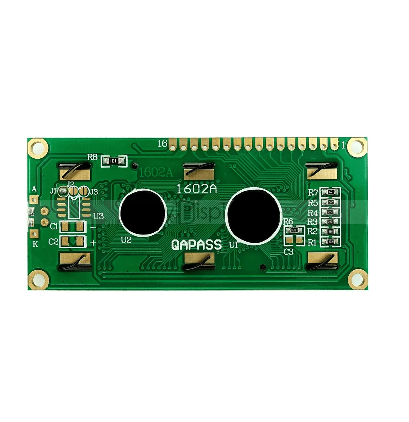 Second image of Ecran LCD 1602 vert/jaune 2x16