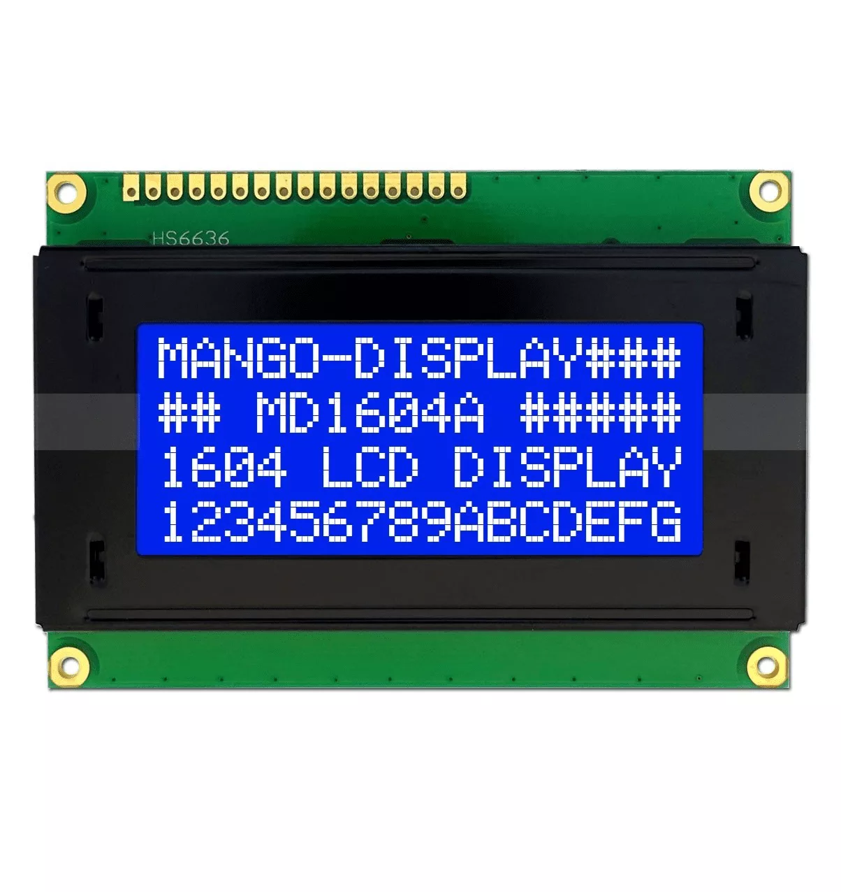 Ecran 4x16 LCD 1604 bleu