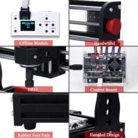 Machine gravure CNC 3018 Pro avec laser 5.5w + écran DIDACTICO TUNISIE