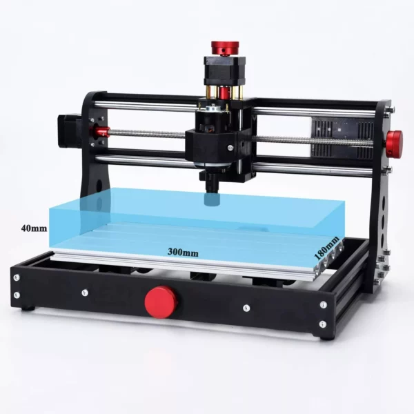 Second image of Machine gravure CNC 3018 Pro avec laser 5.5w + écran