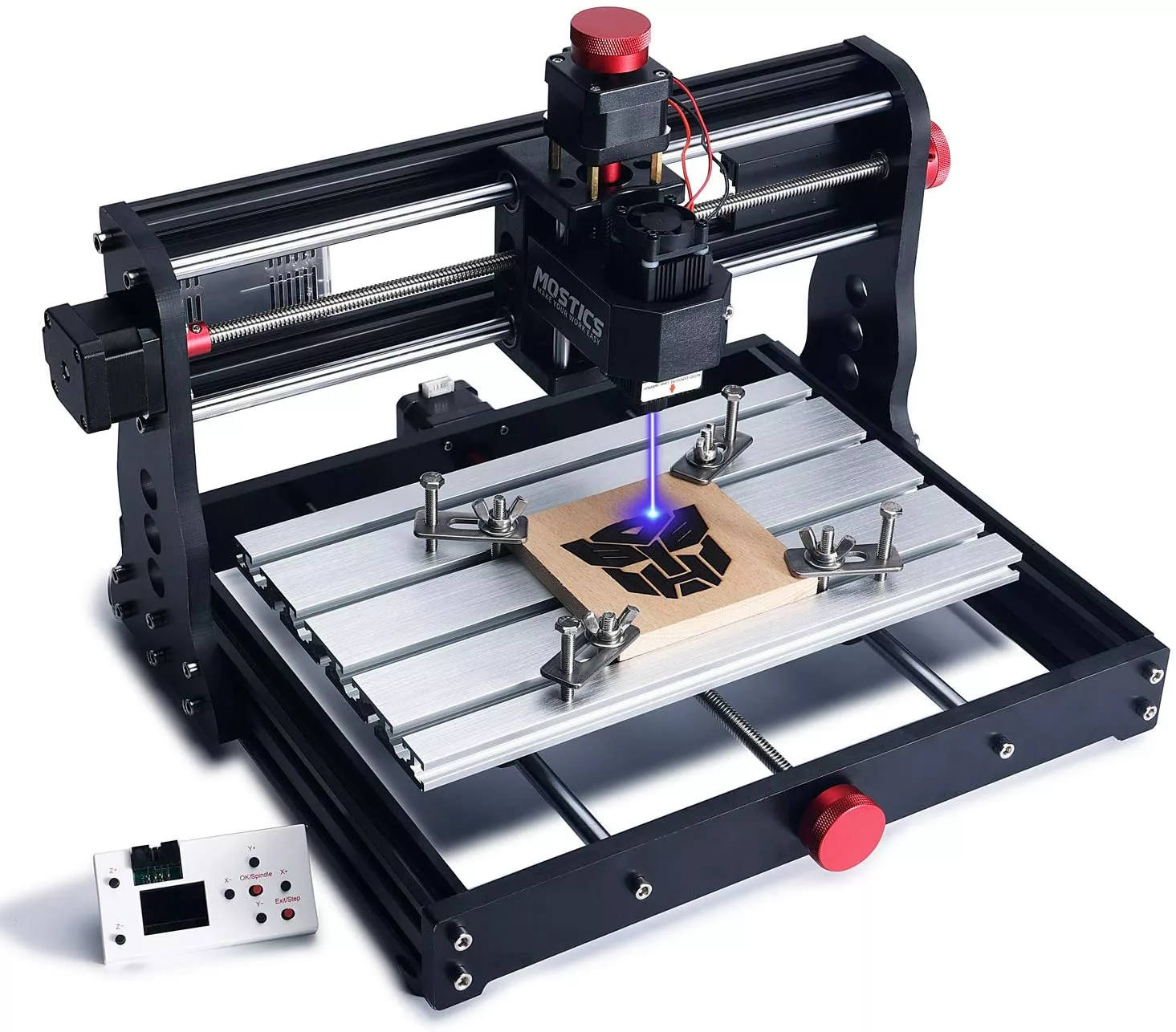 Machine gravure CNC 3018 Pro avec laser 5.5w + écran