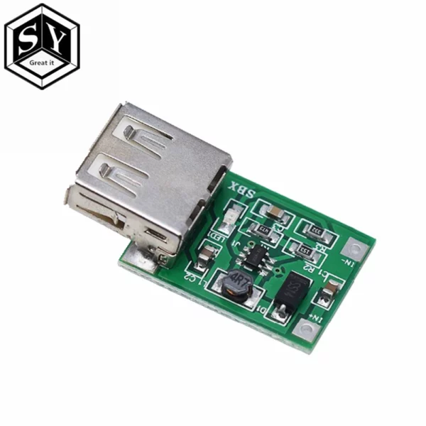 Mini module de charge 0.9-5V vers 5V 600mA boost pour li-ion