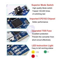 Module adaptateur multifonction 6en1 CP2102 USB vers TTL 485 232 DIDACTICO TUNISIE