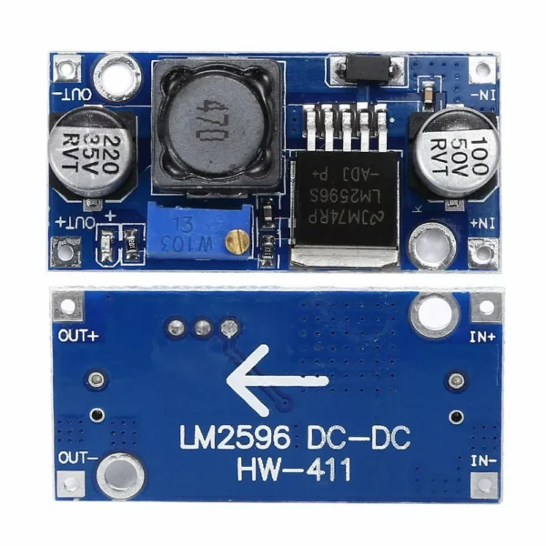 Second image of Module d'alimentation abaisseur LM2596S avec Led