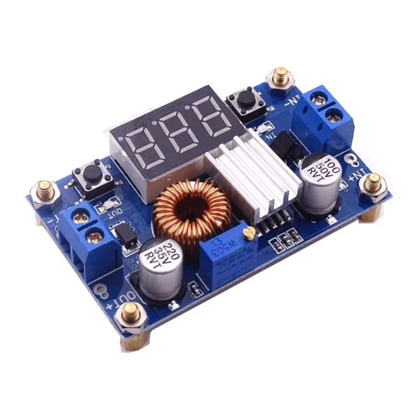 Module d'alimentation Abaisseur XL4015- 5A 75W + Voltmètre LED