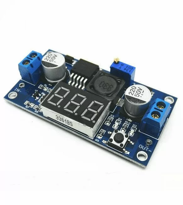Module d'alimentation Réglable Avec Afficheur LM2596 DIDACTICO TUNISIE