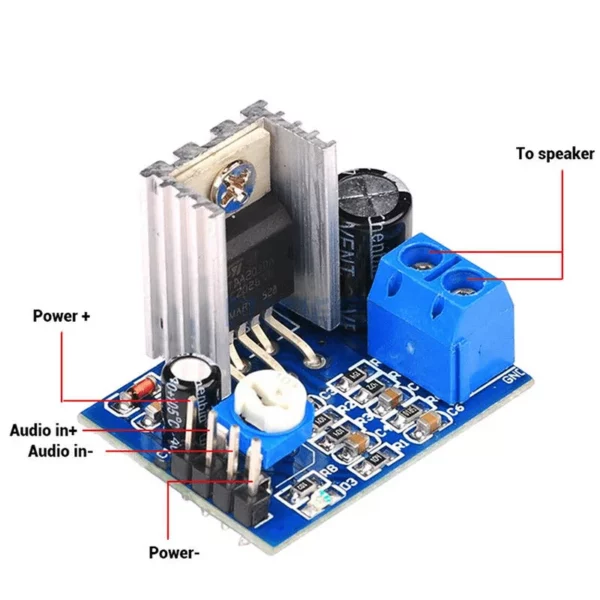 Second image of Module d'amplificateur audio TDA2030 6-12V 18W