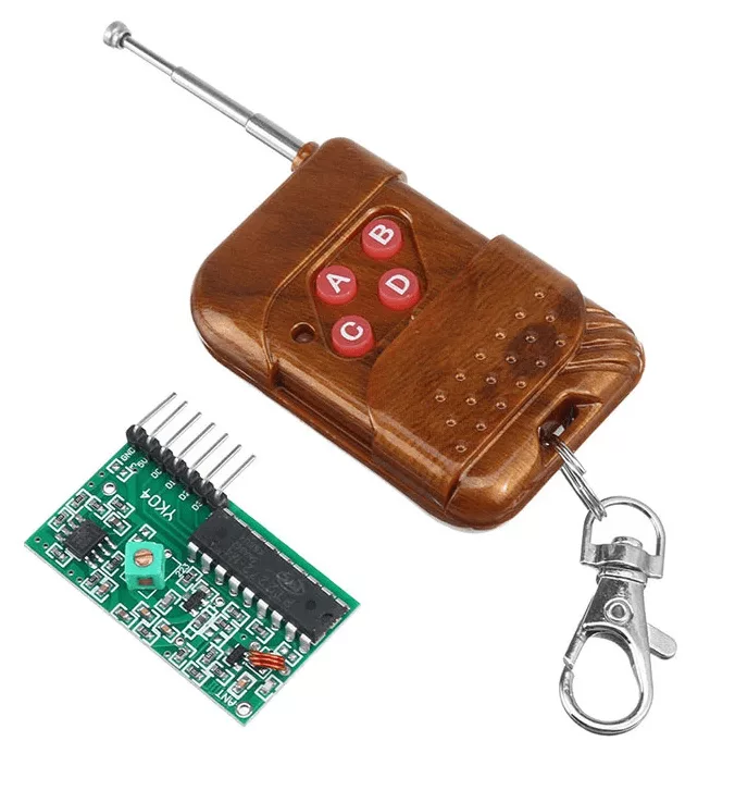 Module d'émetteur-récepteur de télécommande RF 4 boutons et 4 CH