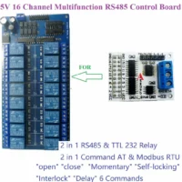 Module de commande Rtu RS485 TTL 232 pour Module Relais 16CH DIDACTICO TUNISIE