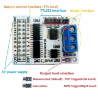 Module de commande Rtu RS485 TTL 232 pour Module Relais 16CH DIDACTICO TUNISIE