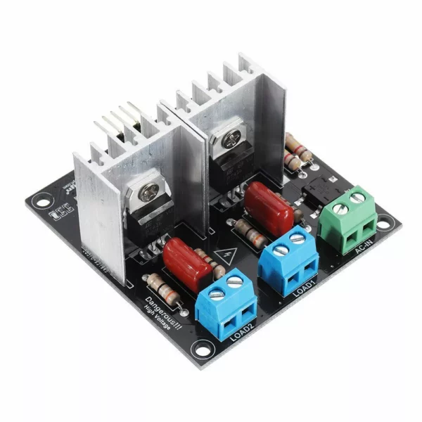 Module de gradateur de lumière AC pour contrôle PWM 2 CH