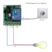Module de relais 433MHz 12V + télécommande sans fils DIDACTICO TUNISIE