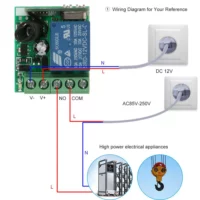 Module de relais 433MHz 12V + télécommande sans fils DIDACTICO TUNISIE