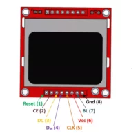 Module Ecran LCD Nokia 5110 84x48 Rouge DIDACTICO TUNISIE