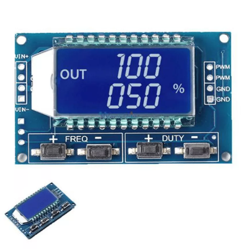 Module Générateur de signal Réglable LCD PWM 1-150khz 3.3-30V