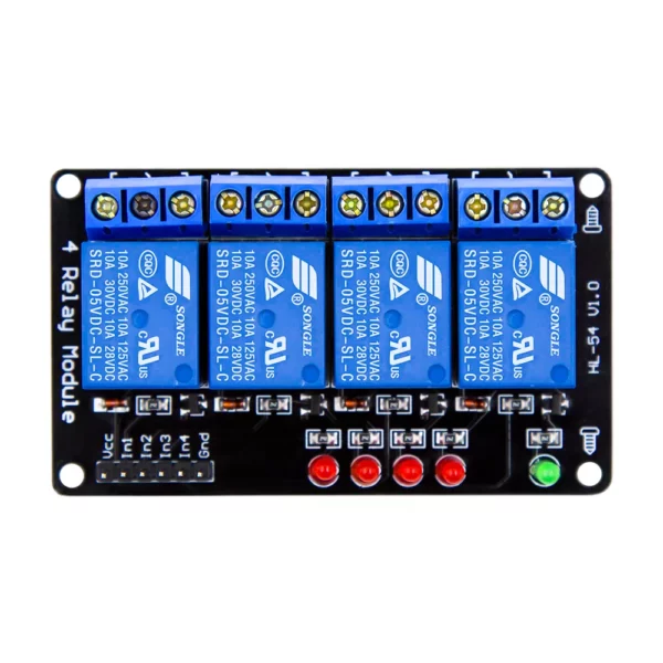 Second image of Module Relais 4 CH 5V sans Light Coupling