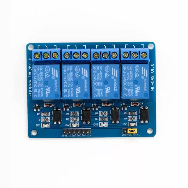 Second image of Module relais 4 CH avec couplage lumière 24V