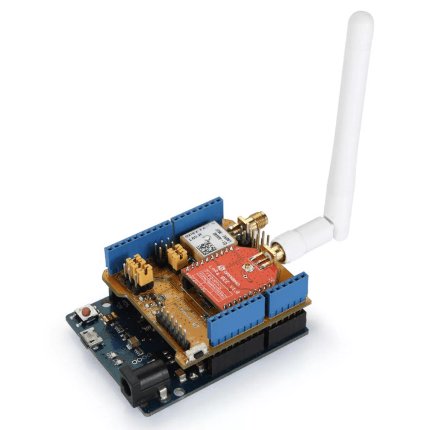 Second image of Module Shield Dragino LoRa/GPS pour Arduino Uno 868 MHz