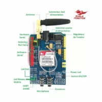 Module Shield GSM GPRS SIM900 DIDACTICO TUNISIE