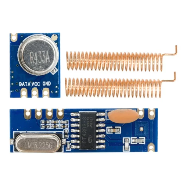 Second image of Module Transmetteur ASK 433Mhz + Recepteur ASK SRX882 + 2 antennes sans fil 100 métres