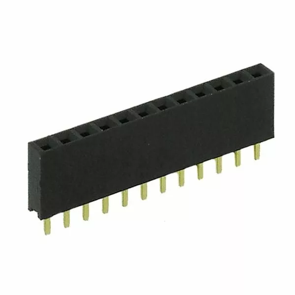 Barrette 12pin Femelle 11mm patte courte