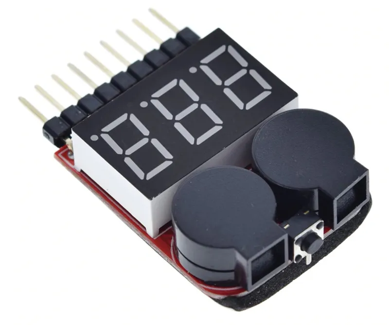 Testeur de tension de batterie Lipo 1-8S avec alarme sonore BT DIDACTICO TUNISIE