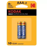 Pack de 2 Piles KODAK 2xAAA - Alcaline DIDACTICO TUNISIE