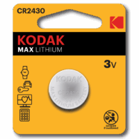 Pile bouton KODAK MAX CR2430 DIDACTICO TUNISIE