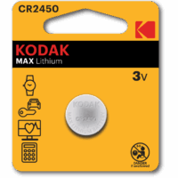 Pile bouton KODAK MAX CR2450 DIDACTICO TUNISIE