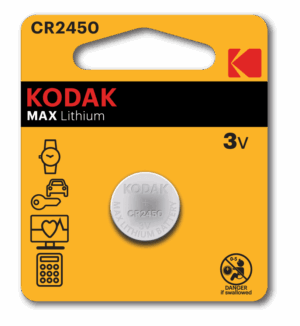 Pile bouton KODAK MAX CR2450 DIDACTICO TUNISIE