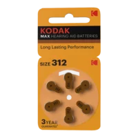 Pile Kodak Hearing 312 B6 DIDACTICO TUNISIE