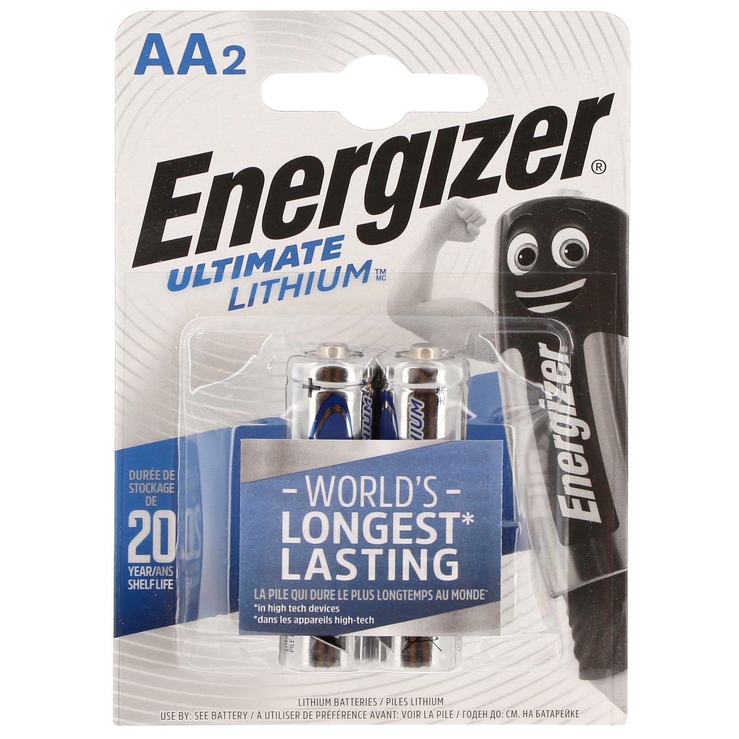 Pile AA Energizer Lithium 2Pk DIDACTICO TUNISIE