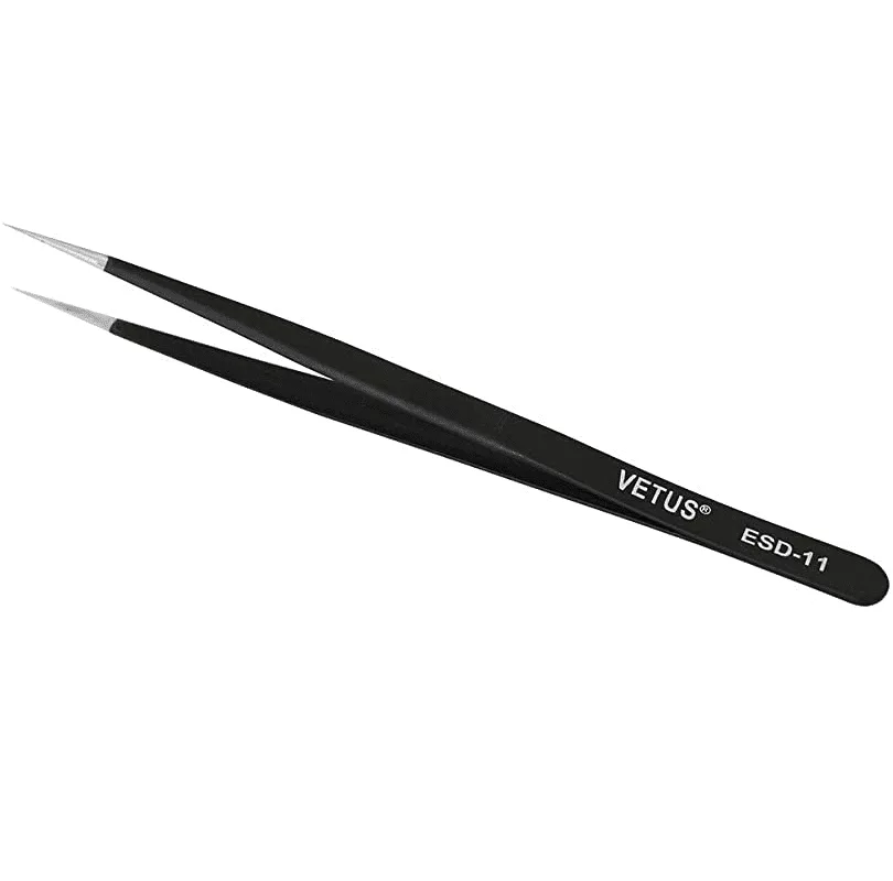 Pince Brucelles antistatique VETUS TS-11 ESD-11